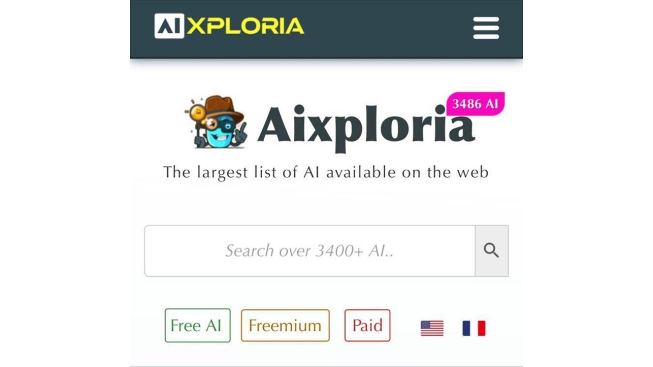 سایت Aixploria موتور جستجو ی مختص هوش مصنوعی